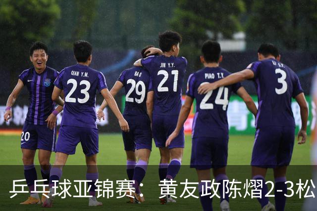 乒乓球亚锦赛：黄友政/陈熠2-3松岛辉空/张本美和 混双摘银